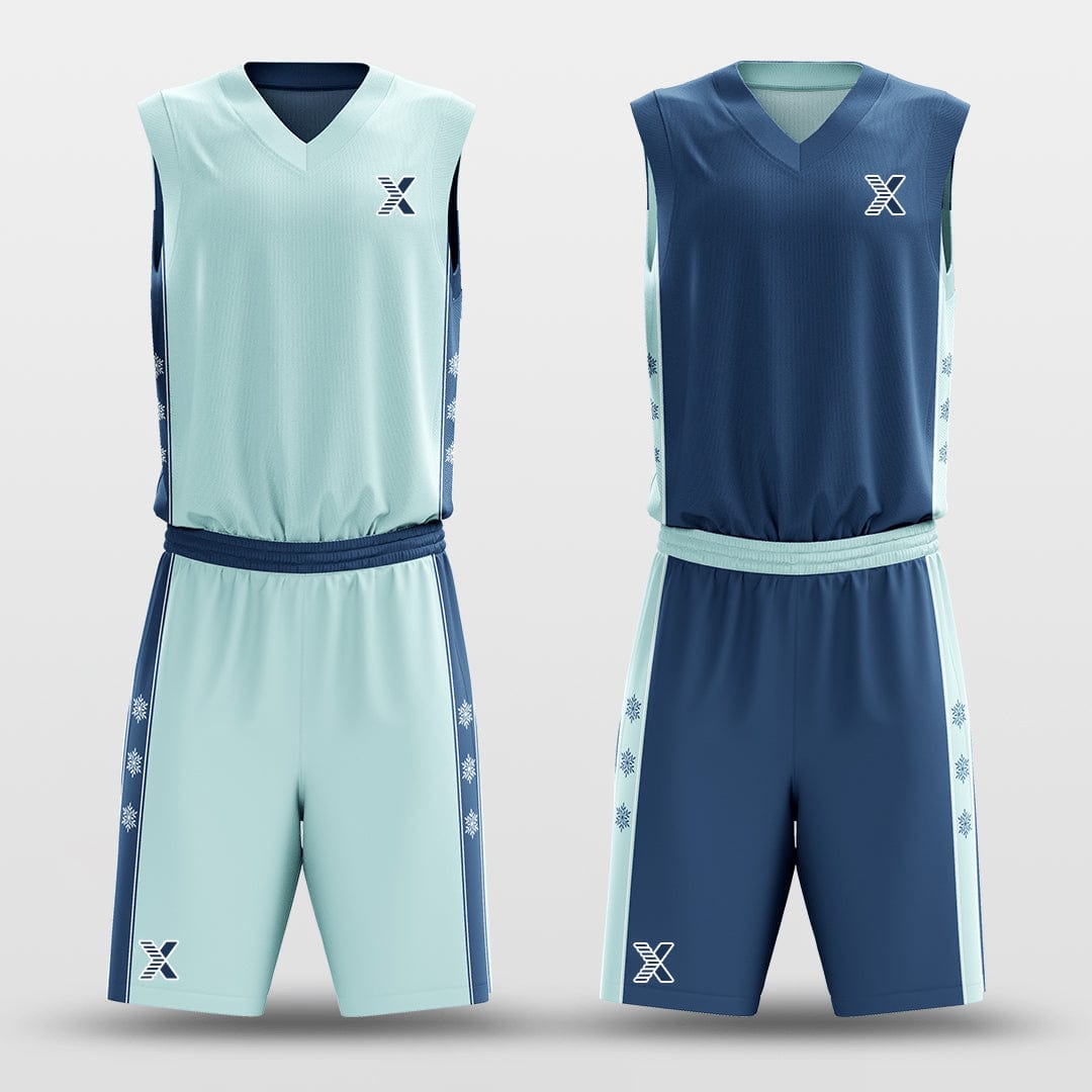 Cikers Sports Snowflake - Customized Reversible Sublimated Basketball Set