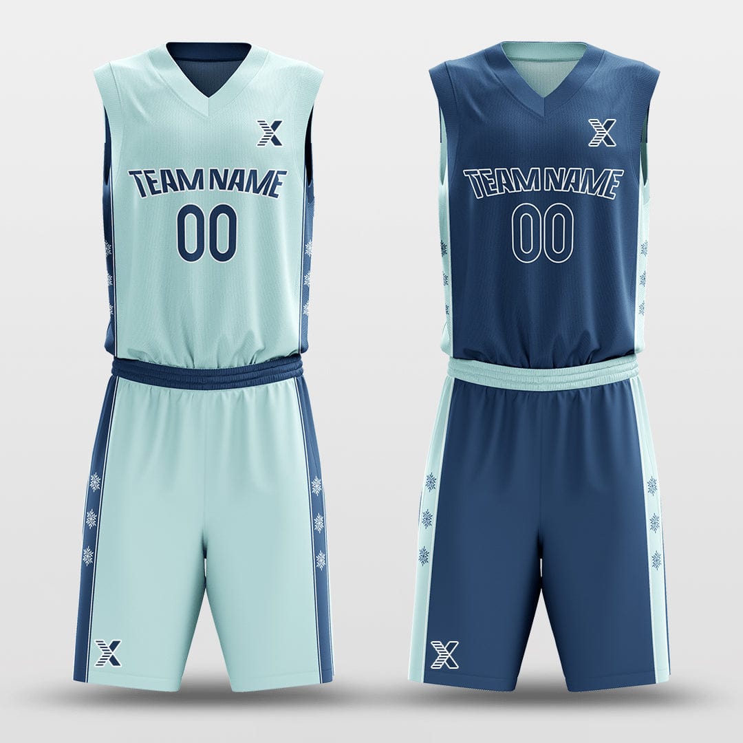 Cikers Sports Snowflake - Customized Reversible Sublimated Basketball Set