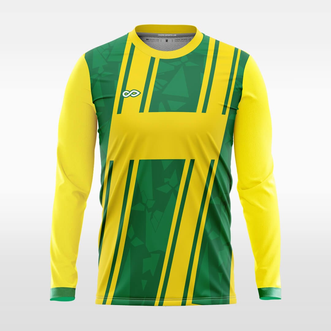 Cikers Sports Soccer Jersey Affirmative - Customized Men's Sublimated Long Sleeve Soccer Jersey