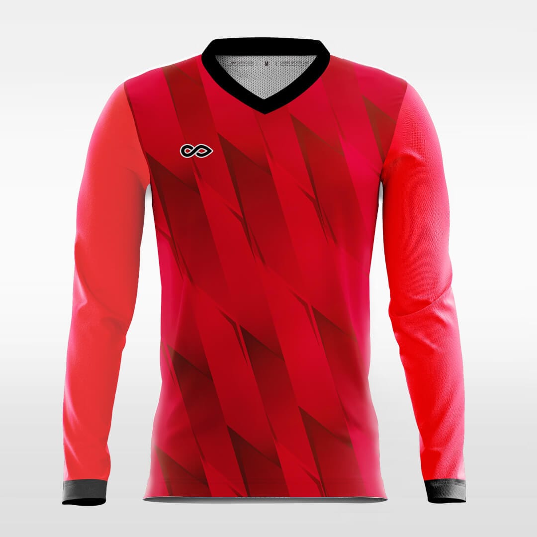 Cikers Sports Soccer Jersey Connection - Customized Men's Sublimated Long Sleeve Soccer Jersey