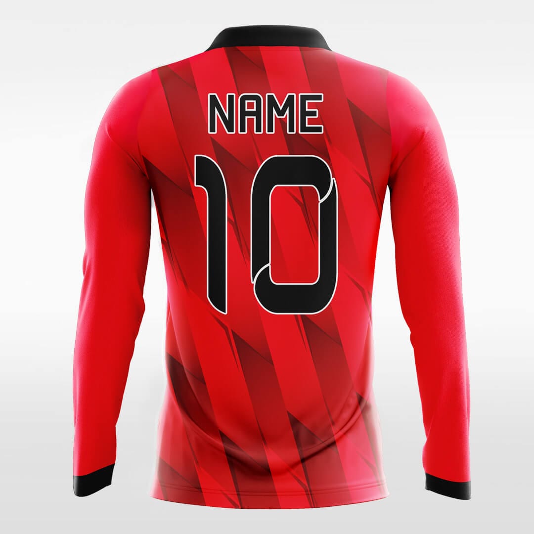 Cikers Sports Soccer Jersey Connection - Customized Men's Sublimated Long Sleeve Soccer Jersey