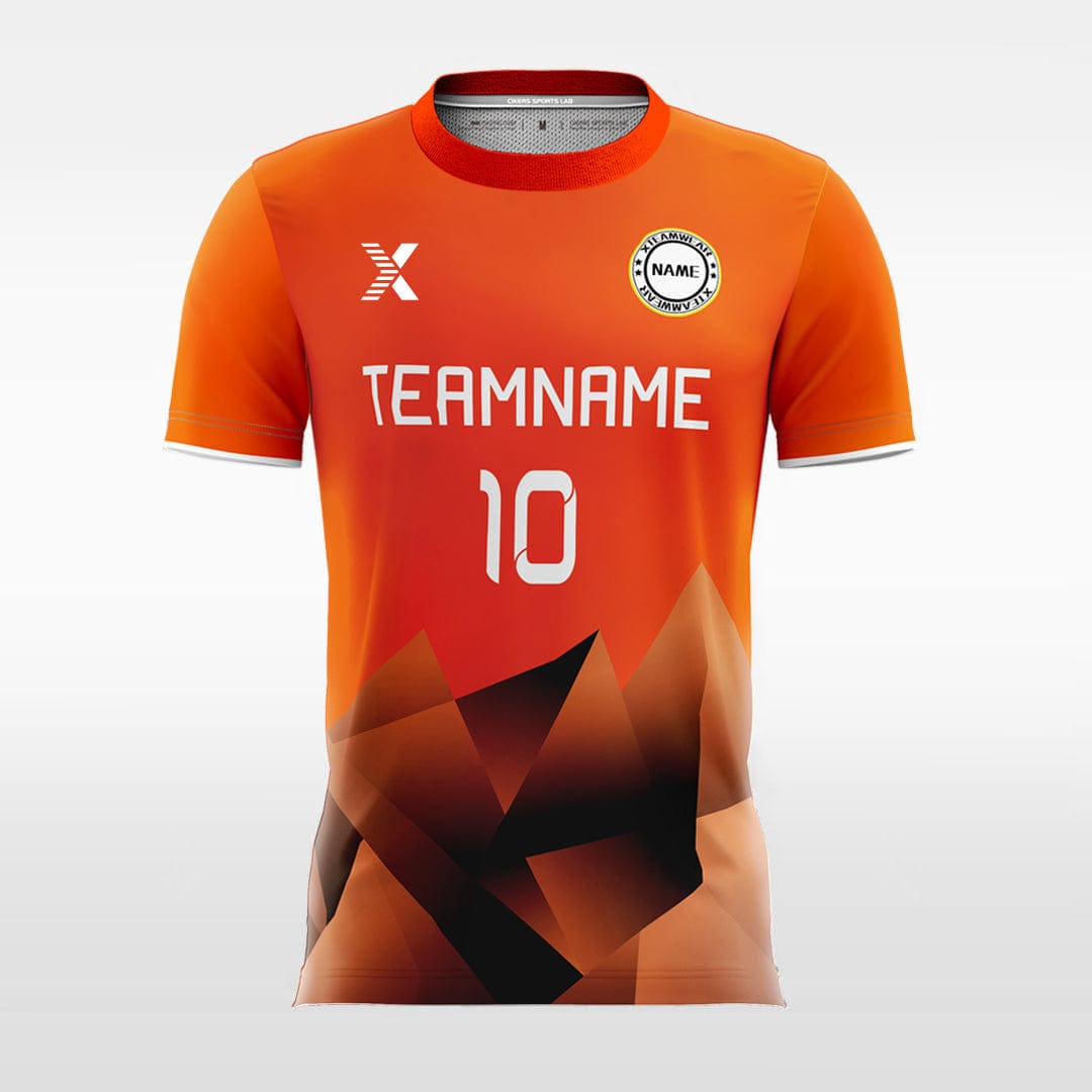 Cikers Sports Soccer Jersey Iceberg - Customized Men's Fluorescent Sublimated Soccer Jersey