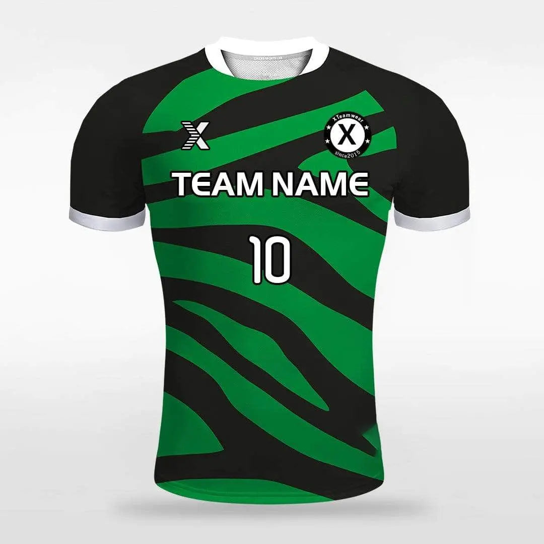 Cikers Sports Soccer Jersey Jungle - Customized Men's Sublimated Soccer Jersey