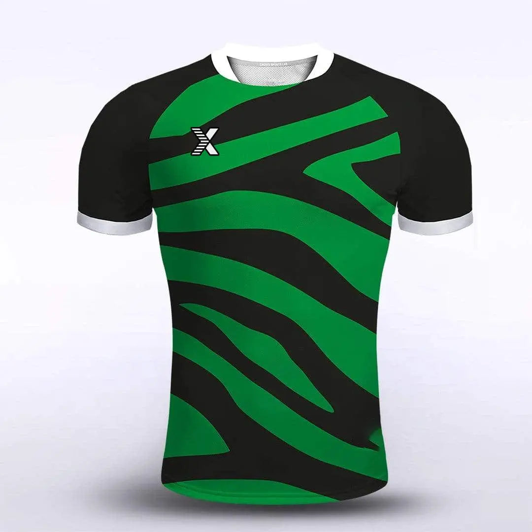 Cikers Sports Soccer Jersey Jungle - Customized Men's Sublimated Soccer Jersey