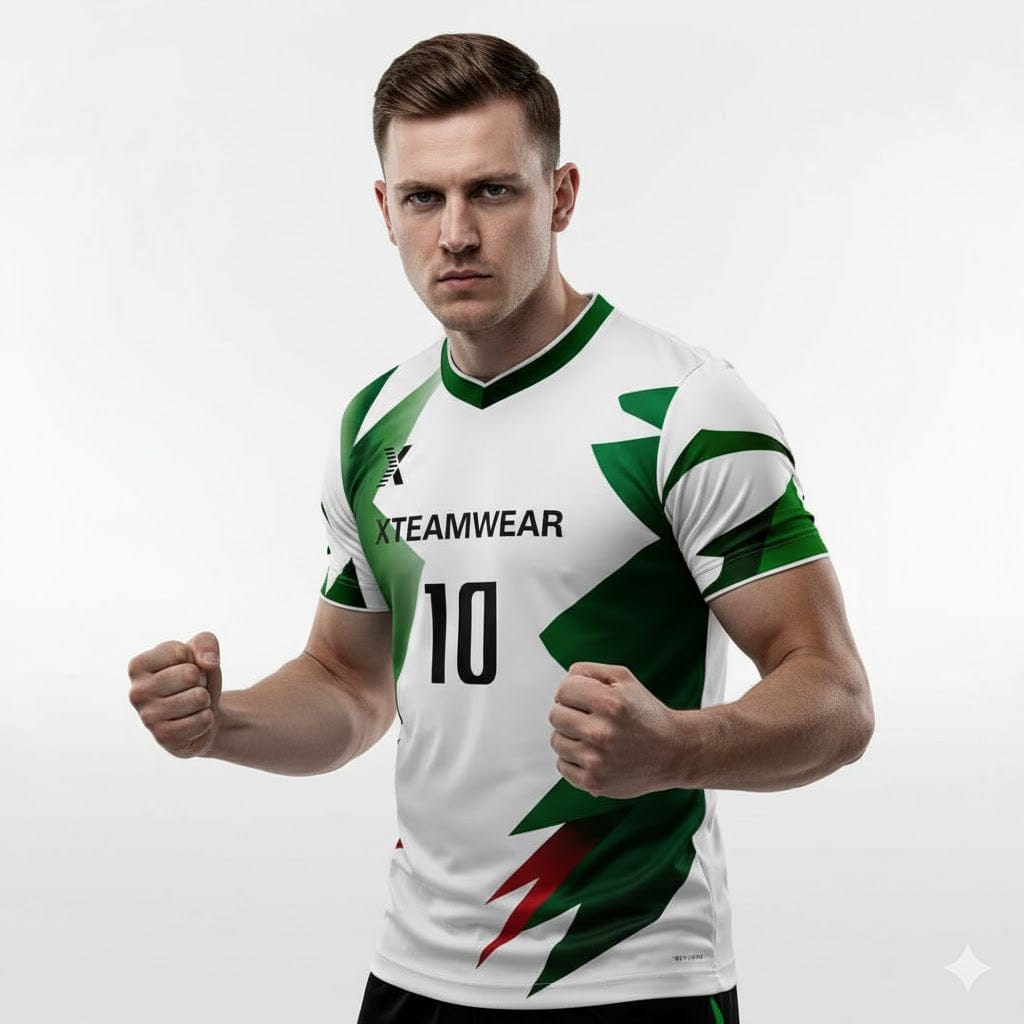 Cikers Sports Soccer Jersey Light And Shadow - Customized Men's Sublimated Soccer Jersey