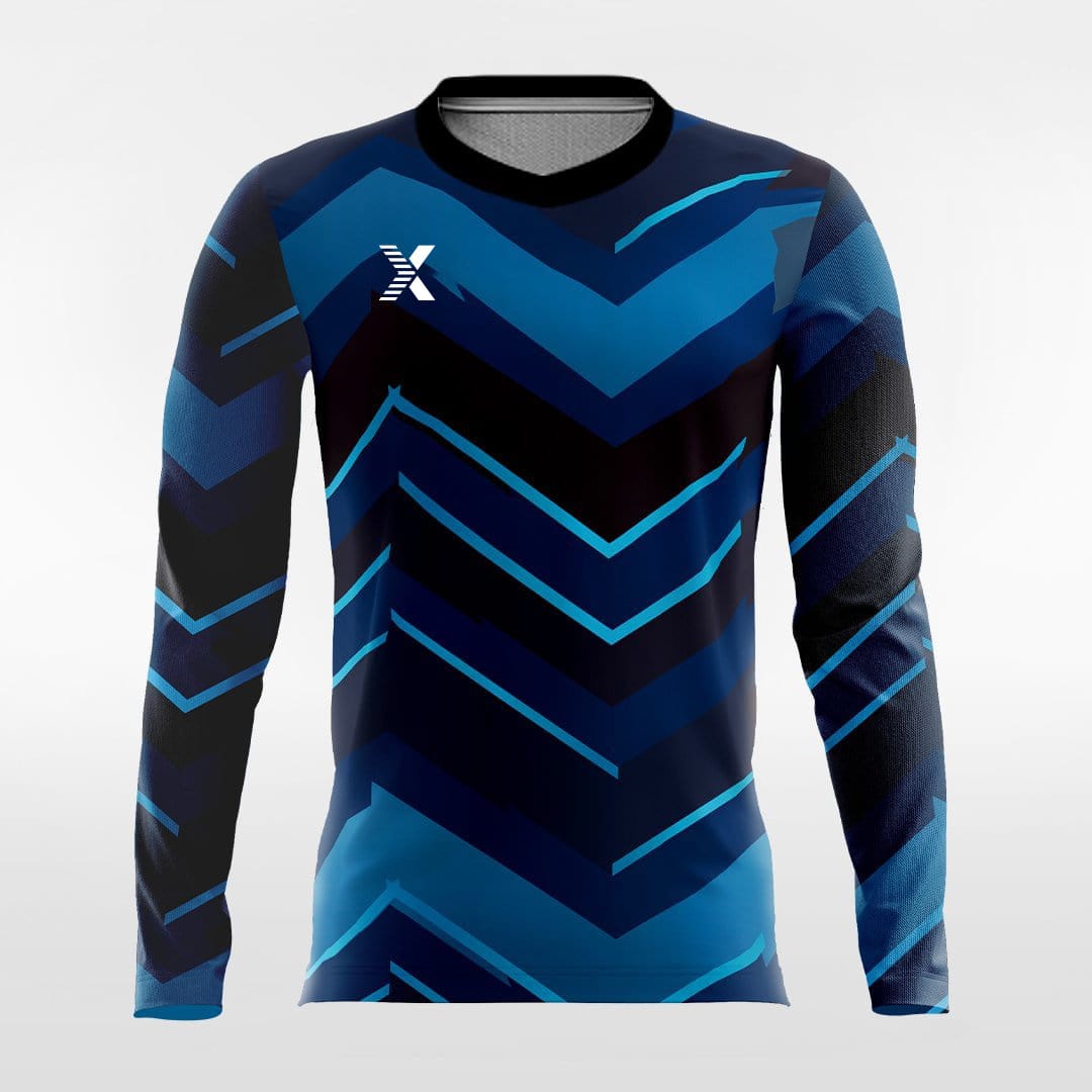 Cikers Sports Soccer Jersey Limited Secret Ⅱ - Customized Kids Sublimated Long Sleeve Soccer Jersey