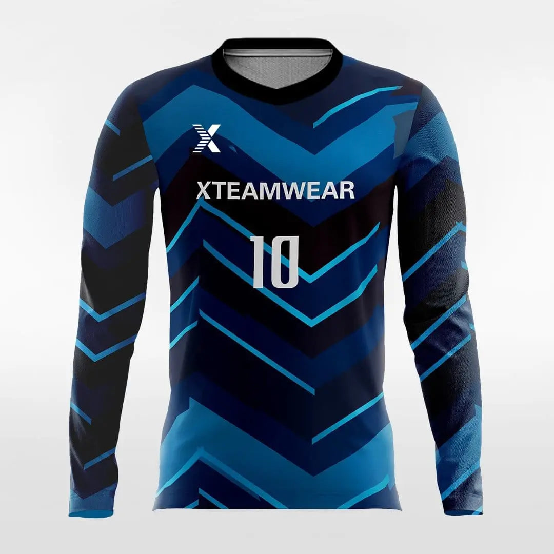 Cikers Sports Soccer Jersey Limited Secret Ⅱ - Customized Men's Sublimated Long Sleeve Soccer Jersey