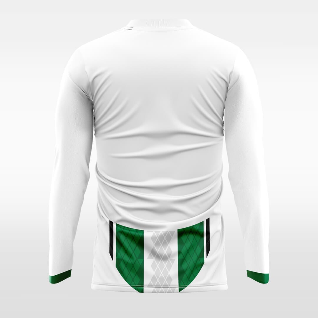 Cikers Sports Soccer Jersey Obliging- Customized Men's Sublimated Long Sleeve Soccer Jersey