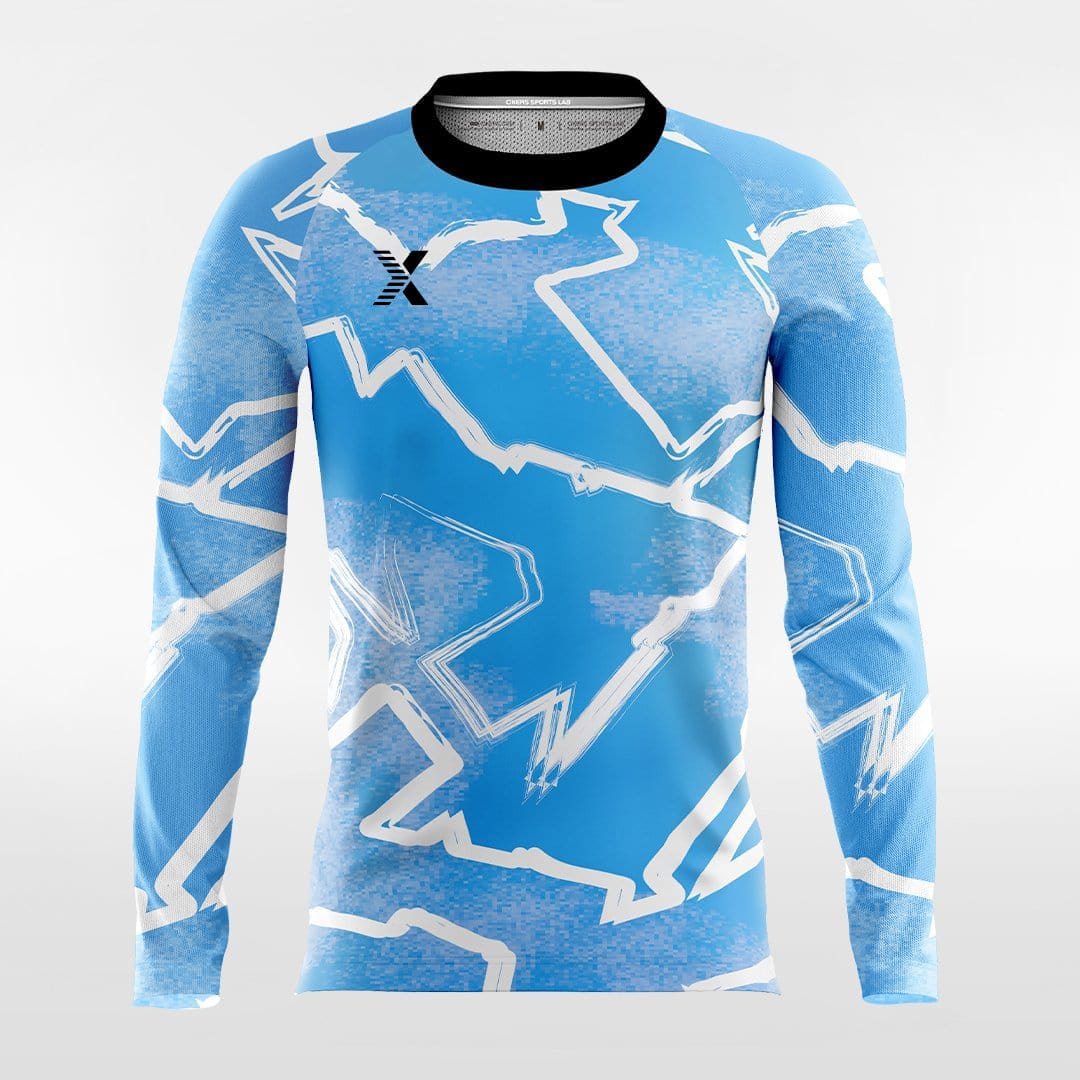 Cikers Sports Soccer Jersey Pop Camouflage 4 - Customized Kids Sublimated Long Sleeve Soccer Jersey