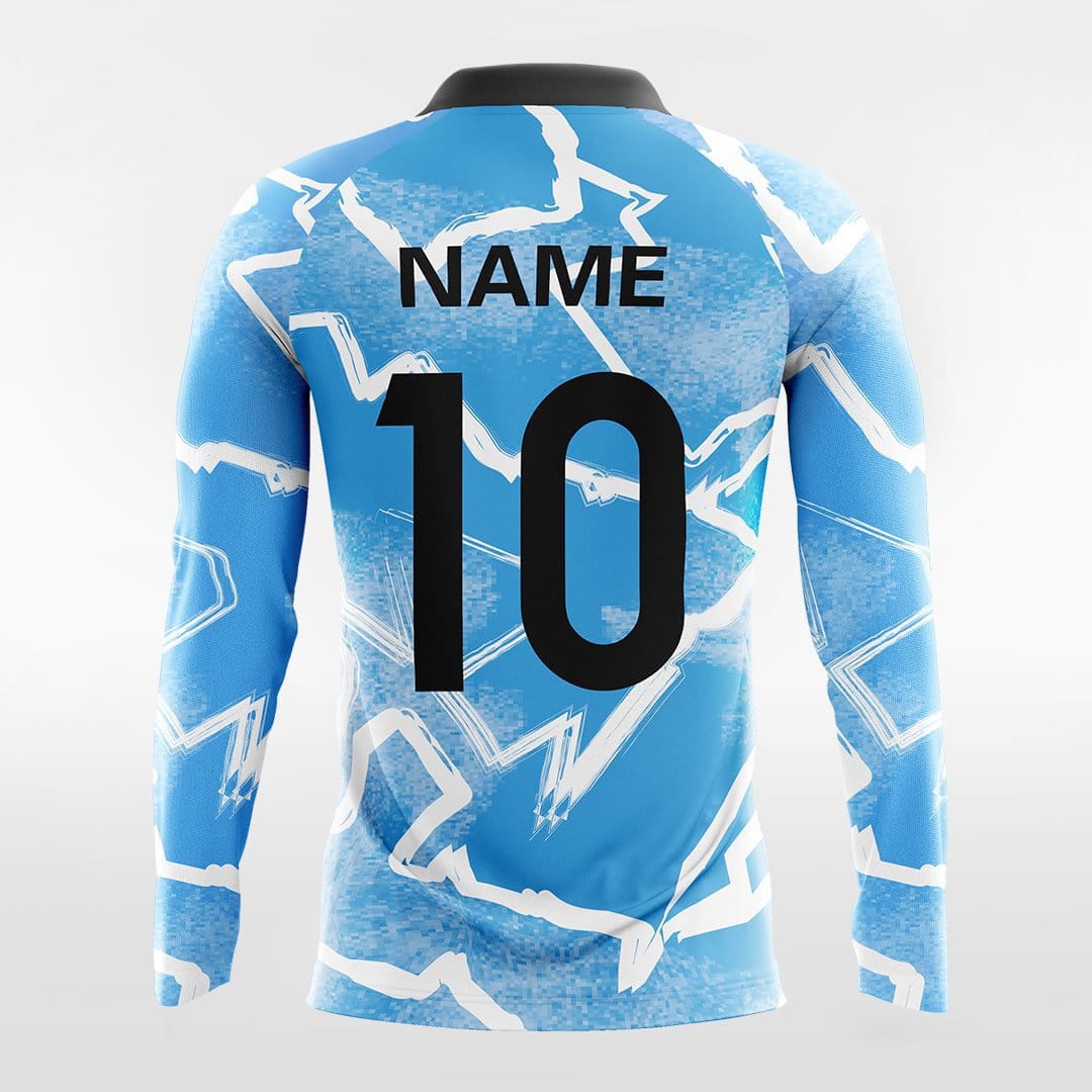 Cikers Sports Soccer Jersey Pop Camouflage 4 - Customized Kids Sublimated Long Sleeve Soccer Jersey