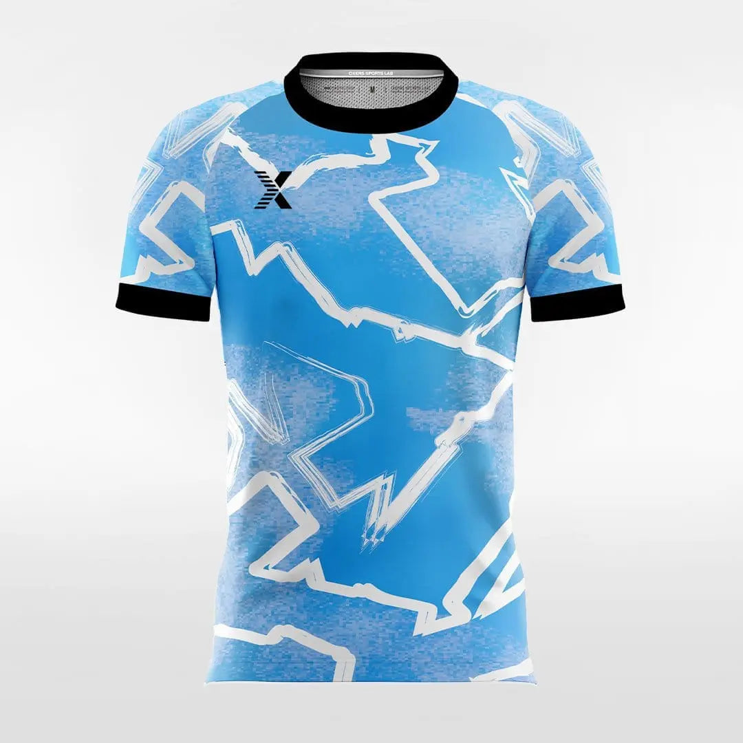 Cikers Sports Soccer Jersey Pop Camouflage 4 - Customized Men's Sublimated Soccer Jersey