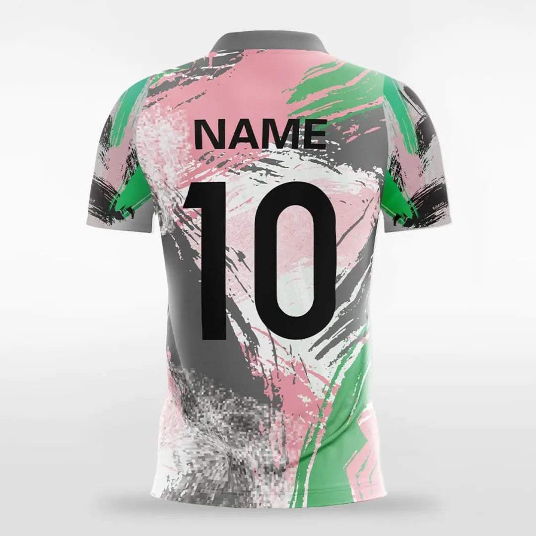 Cikers Sports Soccer Jersey Pop Camouflage V - Customized Men's Sublimated Soccer Jersey