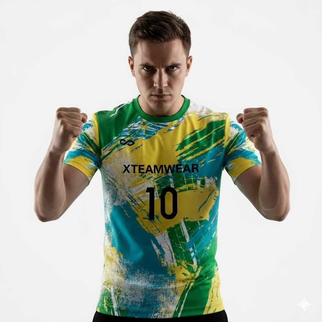 Cikers Sports Soccer Jersey Pop Camouflage V - Customized Men's Sublimated Soccer Jersey