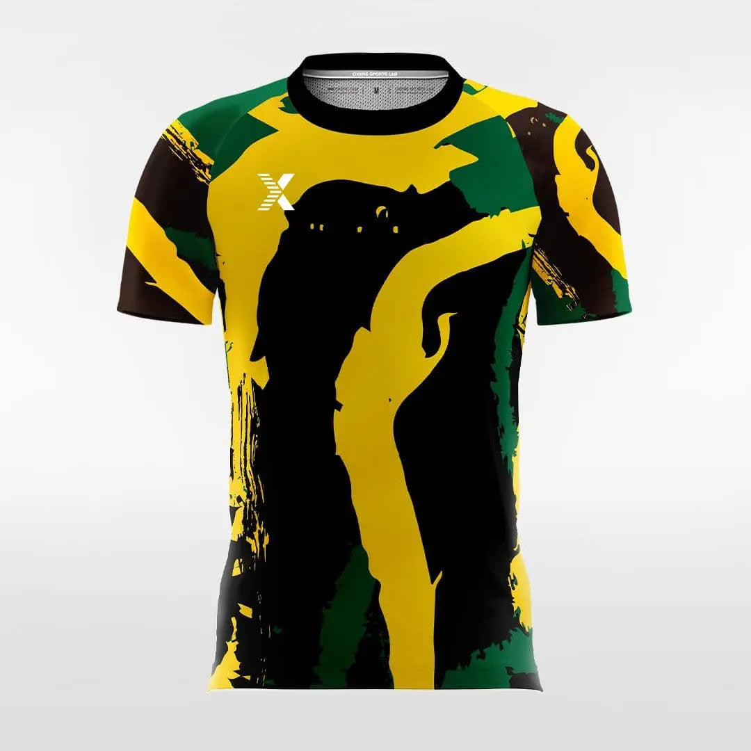 Cikers Sports Soccer Jersey Pop Camouflage1 - Customized Men's Sublimated Soccer Jersey