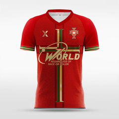 Cikers Sports Soccer Jersey Portugal - Customized Men's Sublimated Soccer Jersey
