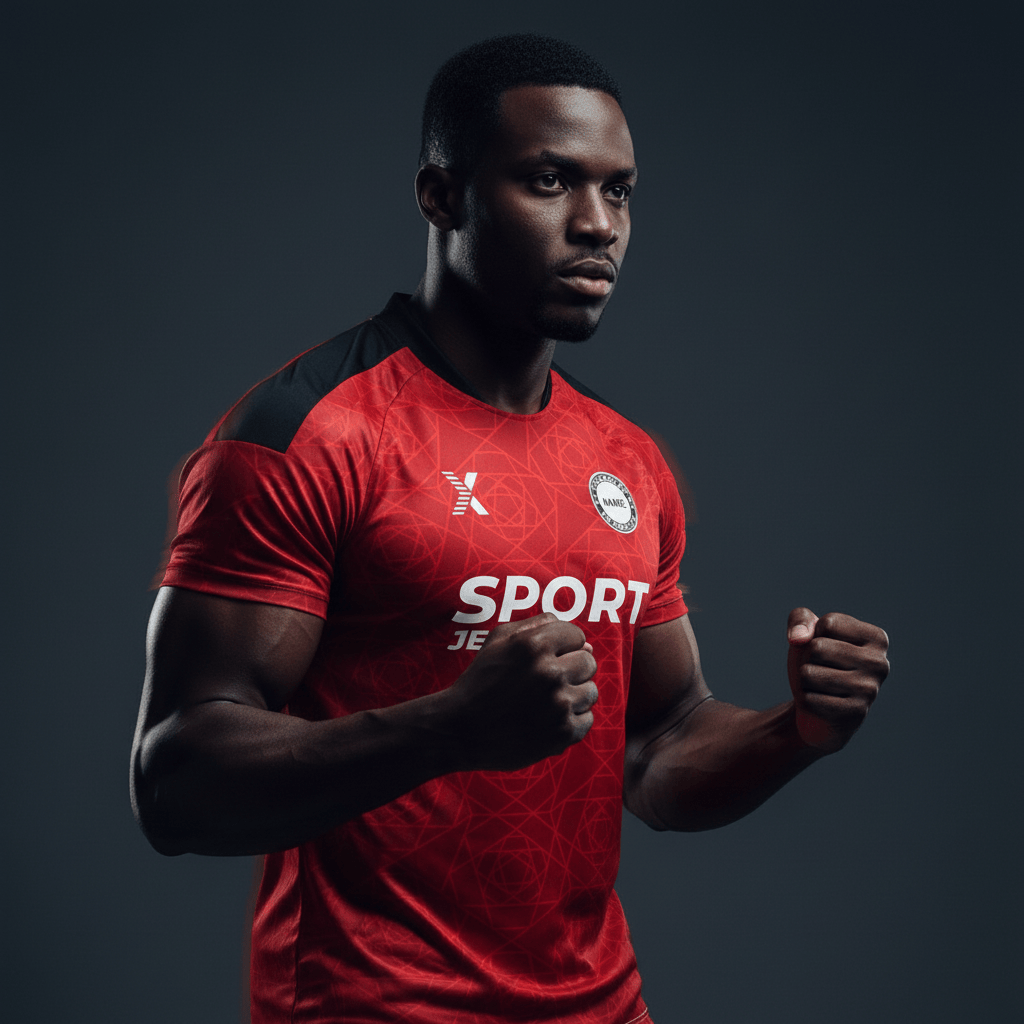 Cikers Sports Soccer Jersey Red / S Almond - Custom Soccer Jersey for Men Sublimation