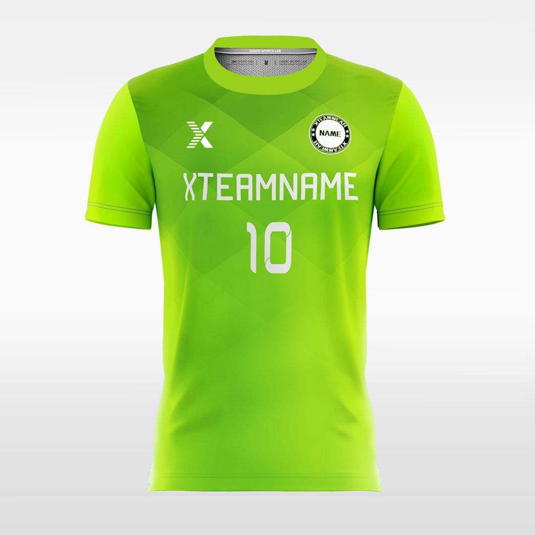 Cikers Sports Soccer Jersey Reflection - Customized Men's Fluorescent Sublimated Soccer Jersey