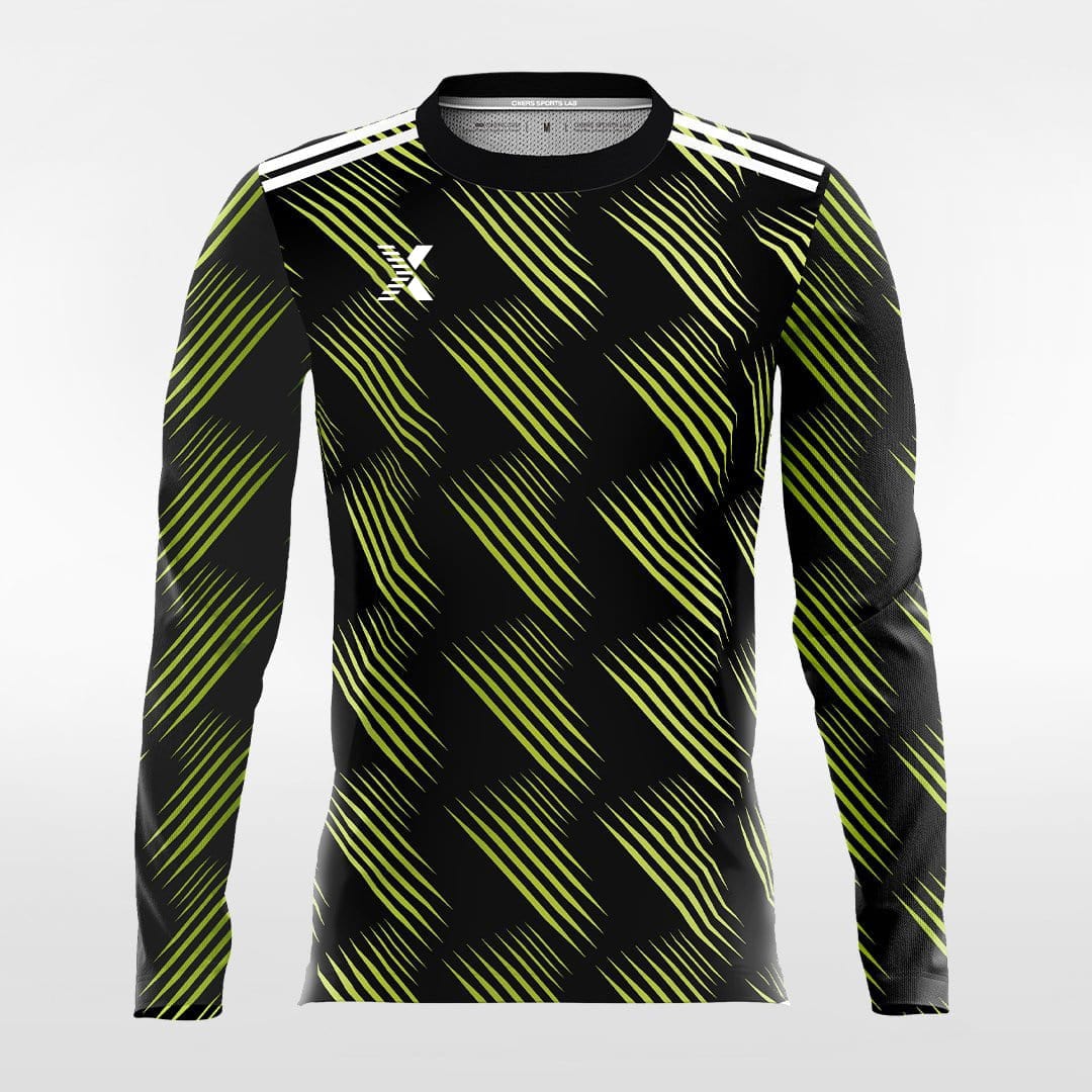 Cikers Sports Soccer Jersey Retro Ⅱ - Customized Kids Sublimated Long Sleeve Soccer Jersey