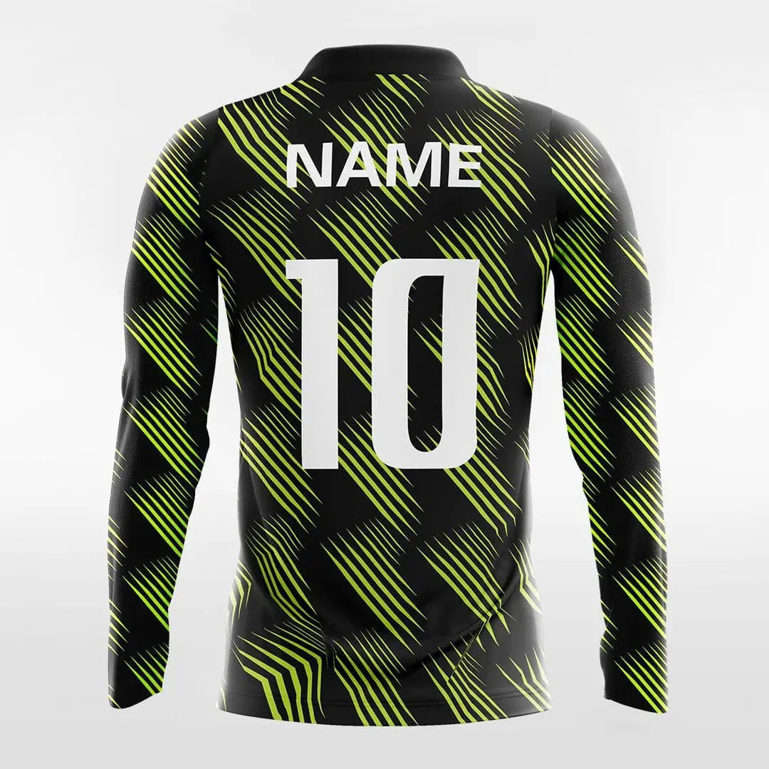 Cikers Sports Soccer Jersey Retro Ⅱ - Customized Men's Sublimated Long Sleeve Soccer Jersey