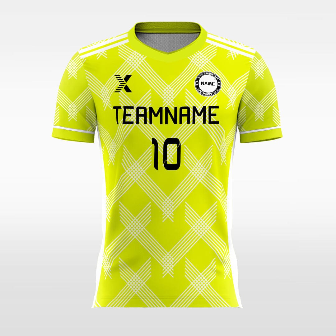 Cikers Sports Soccer Jersey Ridge - Customized Men's Fluorescent Sublimated Soccer Jersey