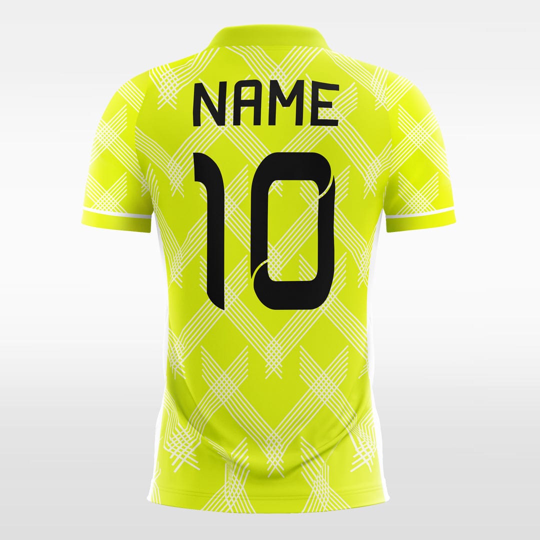 Cikers Sports Soccer Jersey Ridge - Customized Men's Fluorescent Sublimated Soccer Jersey