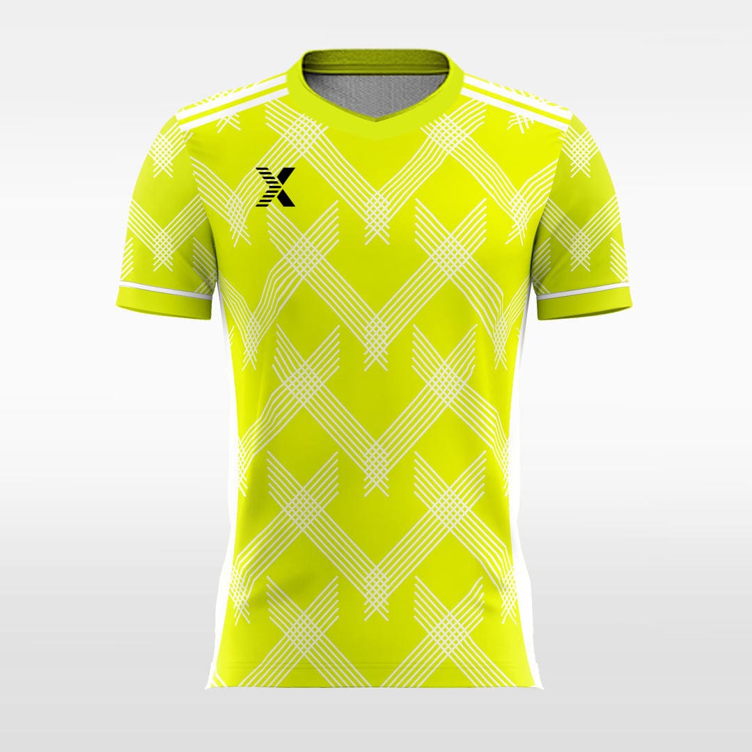 Cikers Sports Soccer Jersey Ridge - Customized Men's Fluorescent Sublimated Soccer Jersey