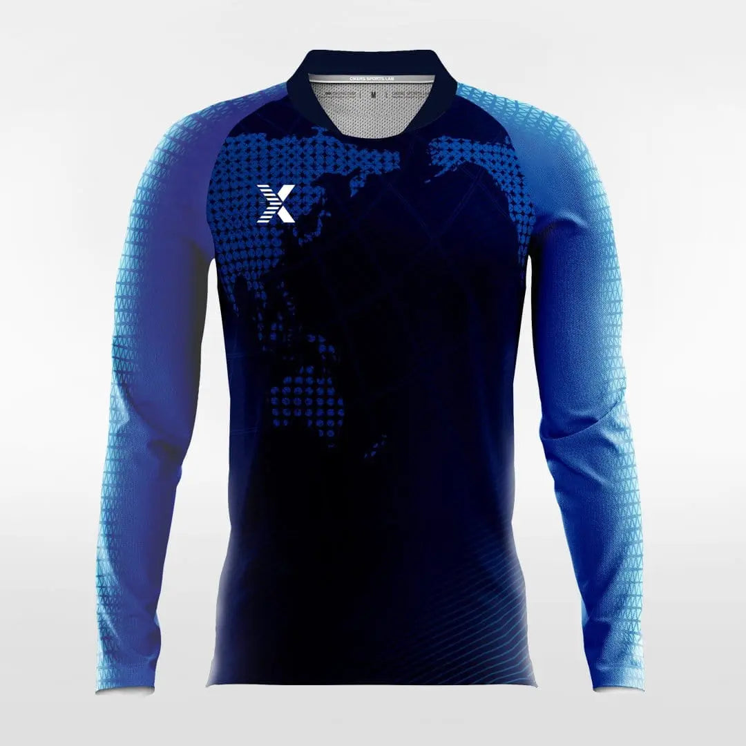 Cikers Sports Soccer Jersey Terra Firma - Customized Men's Sublimated Long Sleeve Soccer Jersey