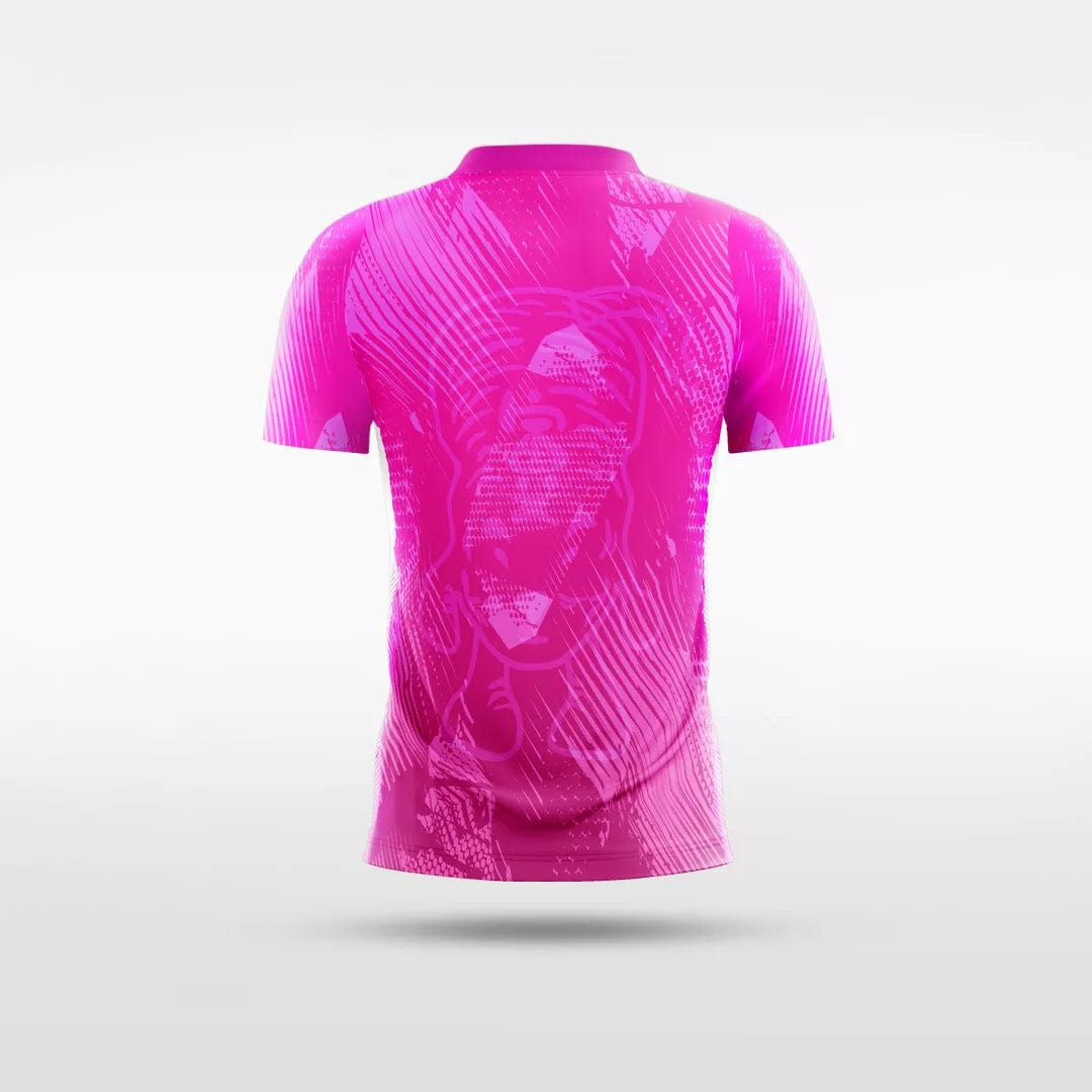 Cikers Sports Soccer Jersey Tiger - Customized Men's Fluorescent Sublimated Soccer Jersey