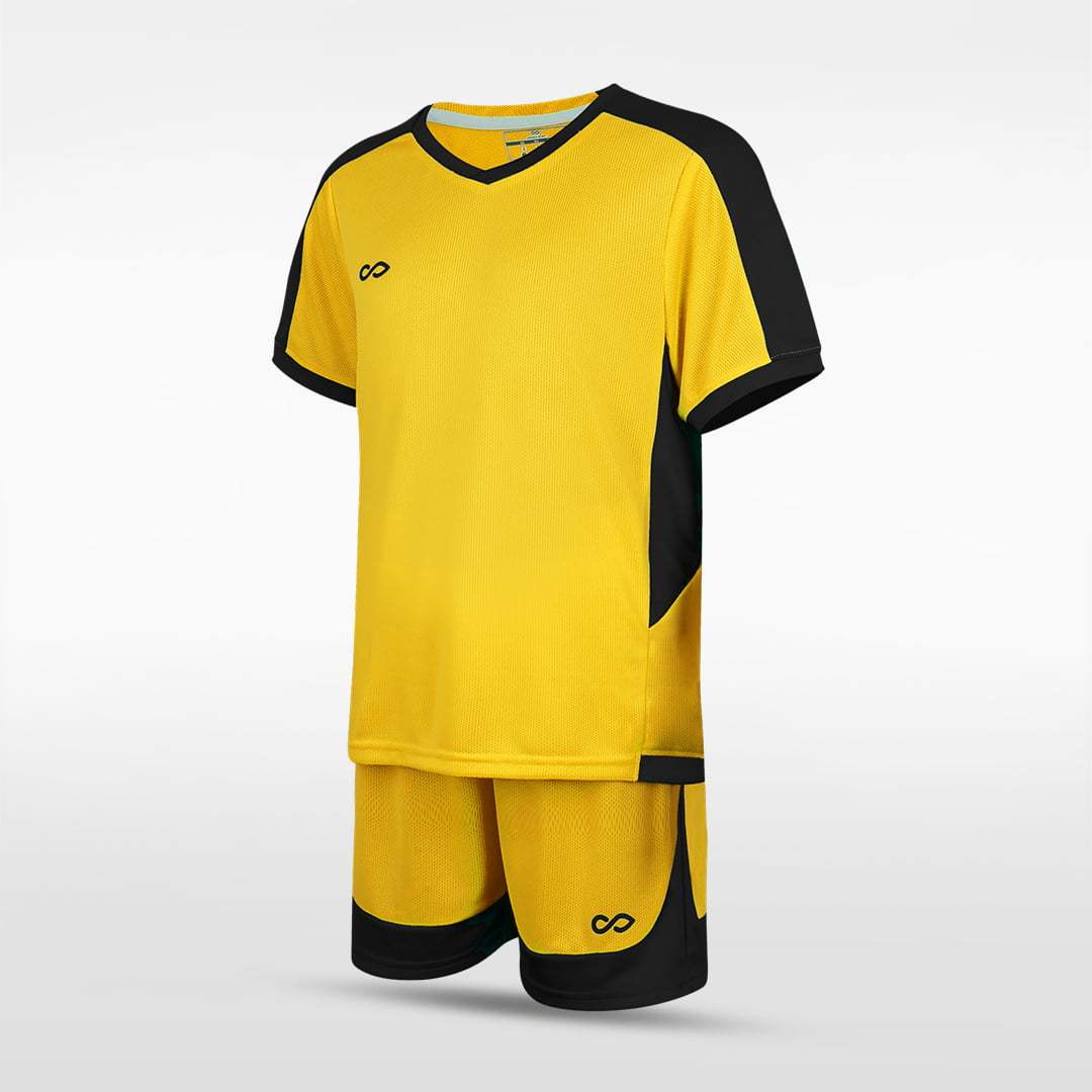 Cikers Sports Soccer Jersey Yellow / 120 Pure - Kid's Soccer Kit Style 4