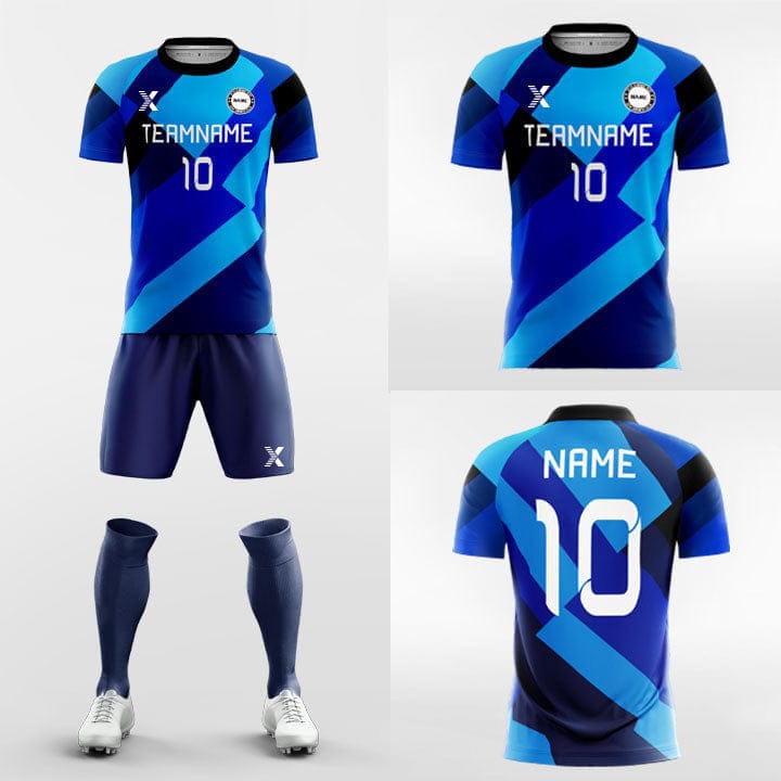 Cikers Sports Soccer Uniforms Geometric Design - Custom Soccer Team Jerseys Kit Sublimated