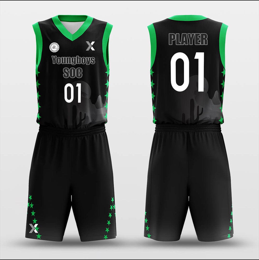Cikers Sports Star Flare - Custom Sublimated Basketball Jersey Set