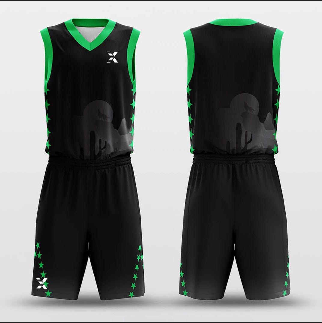 Cikers Sports Star Flare - Custom Sublimated Basketball Jersey Set