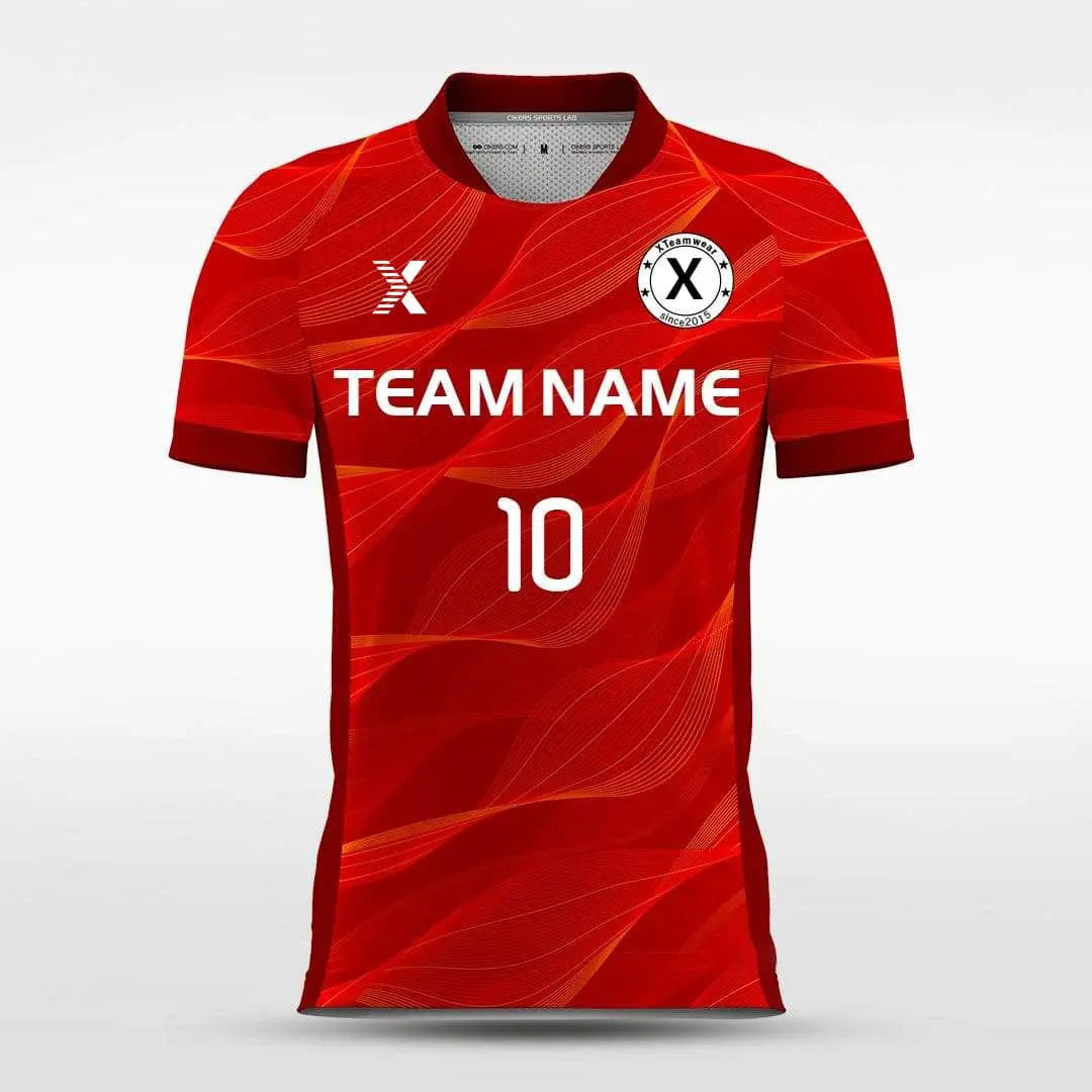 Cikers Sports Streamer - Customized Men's Sublimated Soccer Jersey