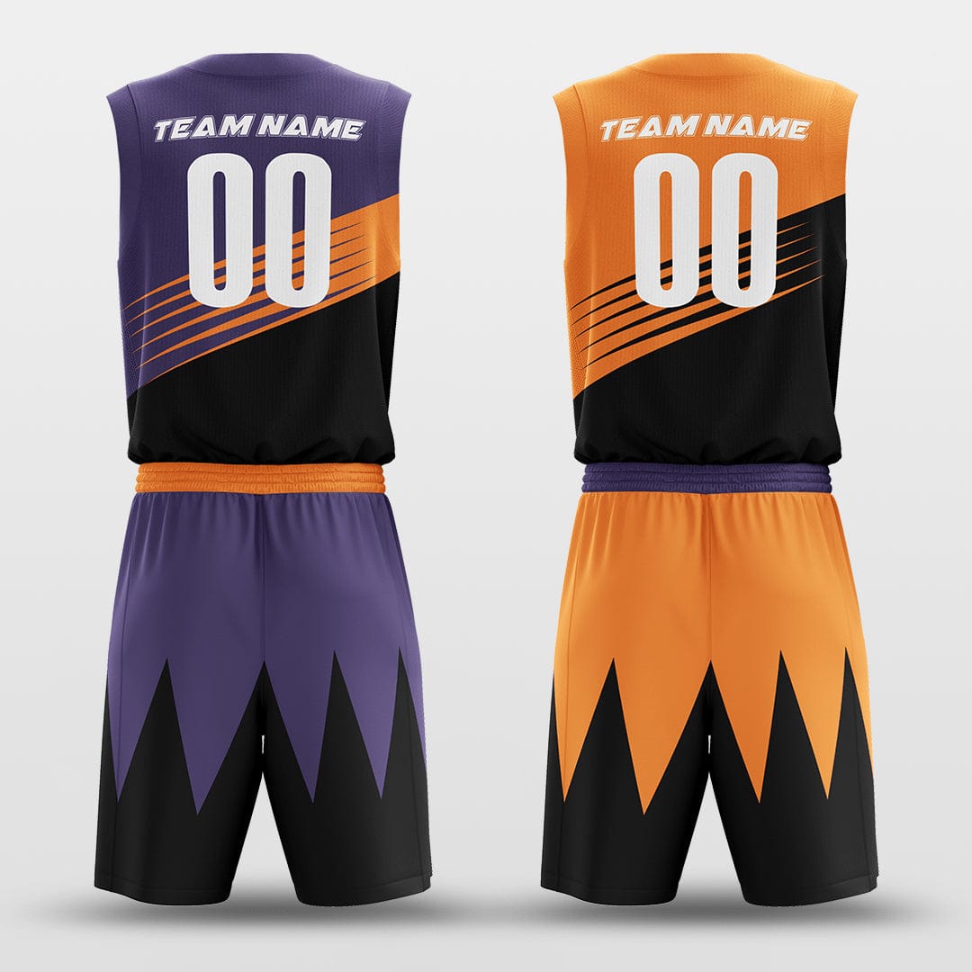 Cikers Sports Sun - Customized Reversible Sublimated Basketball Set