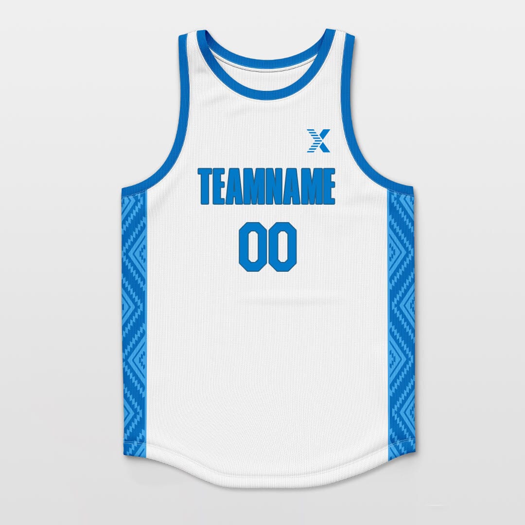 Cikers Sports Tank Top Ice Crystals - Customized Basketball Jersey Top Design