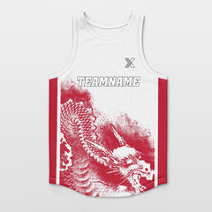 Cikers Sports Tank Top Red / S Dragon Hunt - Customized Basketball Jersey Top Design