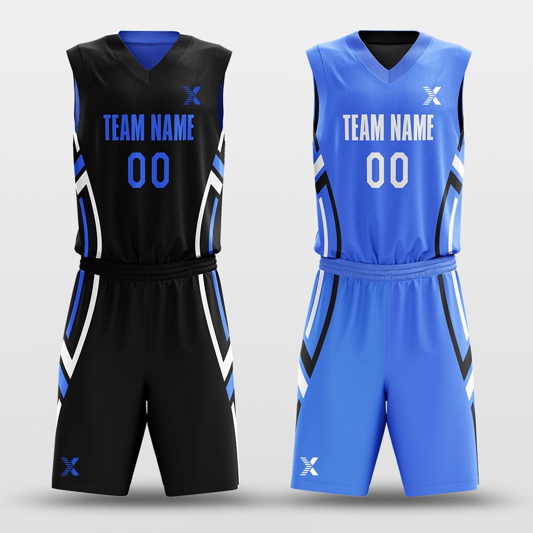 Cikers Sports The Wheel of Fate - Customized Reversible Sublimated Basketball Set