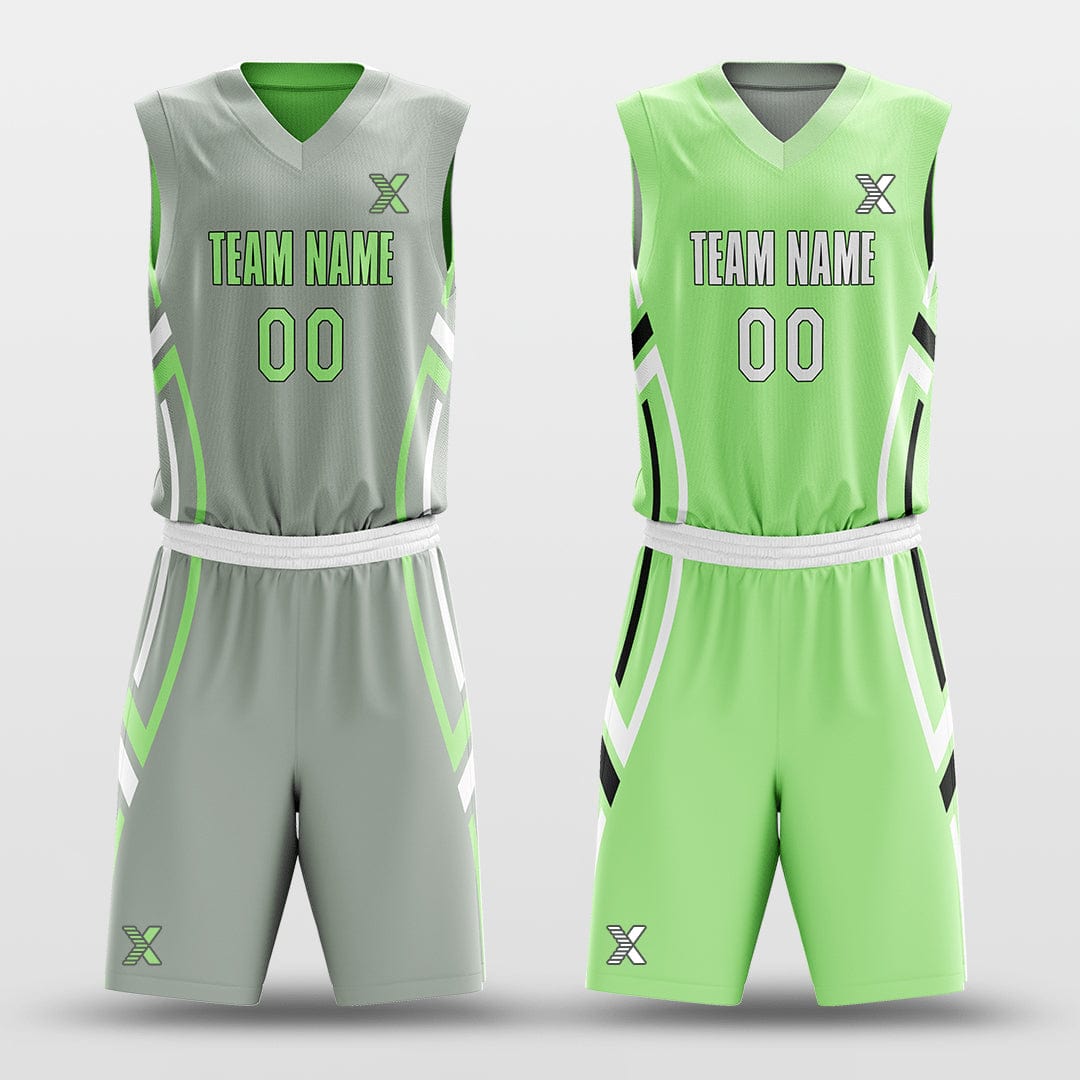 Cikers Sports The Wheel of Fate - Customized Reversible Sublimated Basketball Set