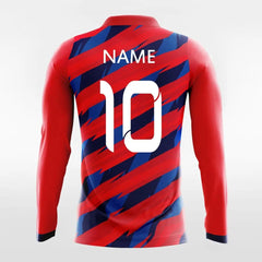 Cikers Sports Thorn - Customized Men's Sublimated Long Sleeve Soccer Jersey