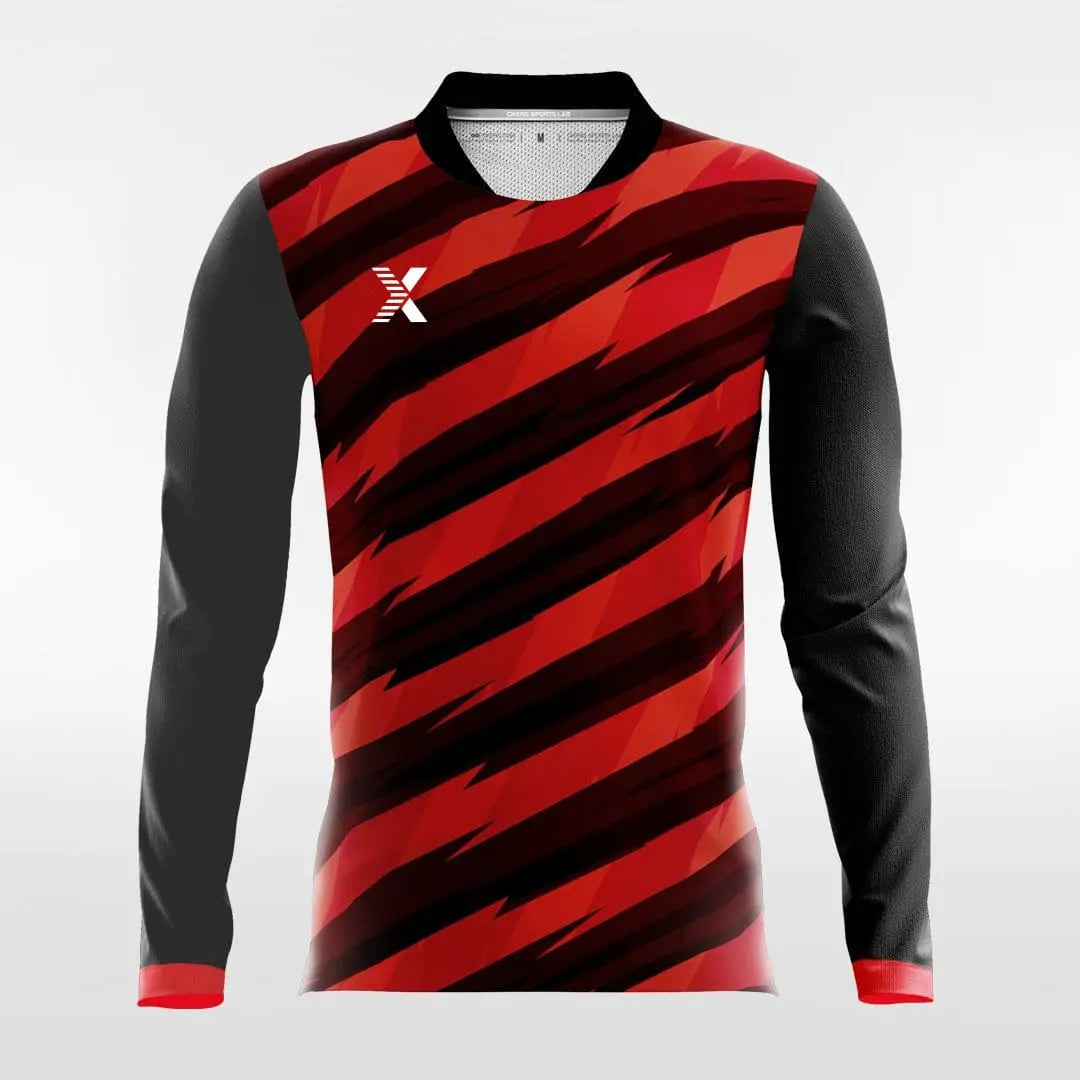 Cikers Sports Thorn - Customized Men's Sublimated Long Sleeve Soccer Jersey