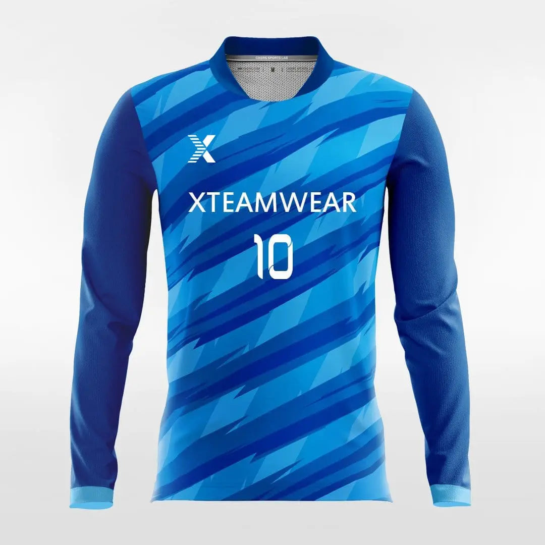 Cikers Sports Thorn - Customized Men's Sublimated Long Sleeve Soccer Jersey