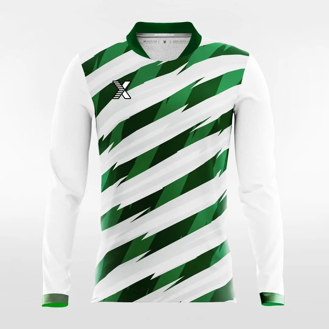 Cikers Sports Thorn - Customized Men's Sublimated Long Sleeve Soccer Jersey