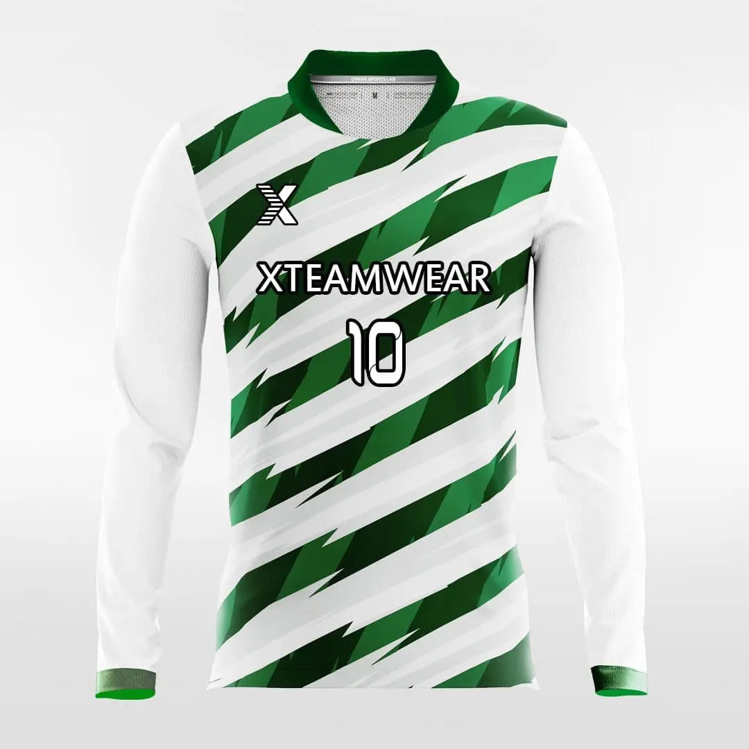 Cikers Sports Thorn - Customized Men's Sublimated Long Sleeve Soccer Jersey
