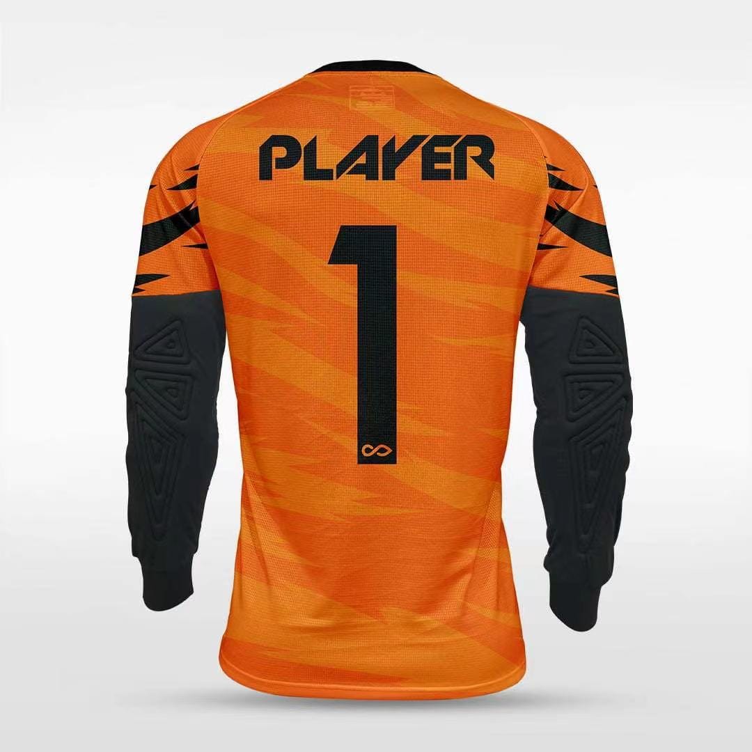 Cikers Sports Tiger Roar - Customized Adult Goalkeeper Long Sleeve Soccer Jersey