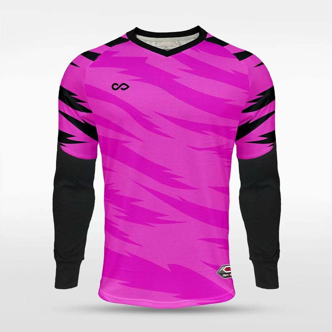 Cikers Sports Tiger Roar - Customized Adult Goalkeeper Long Sleeve Soccer Jersey