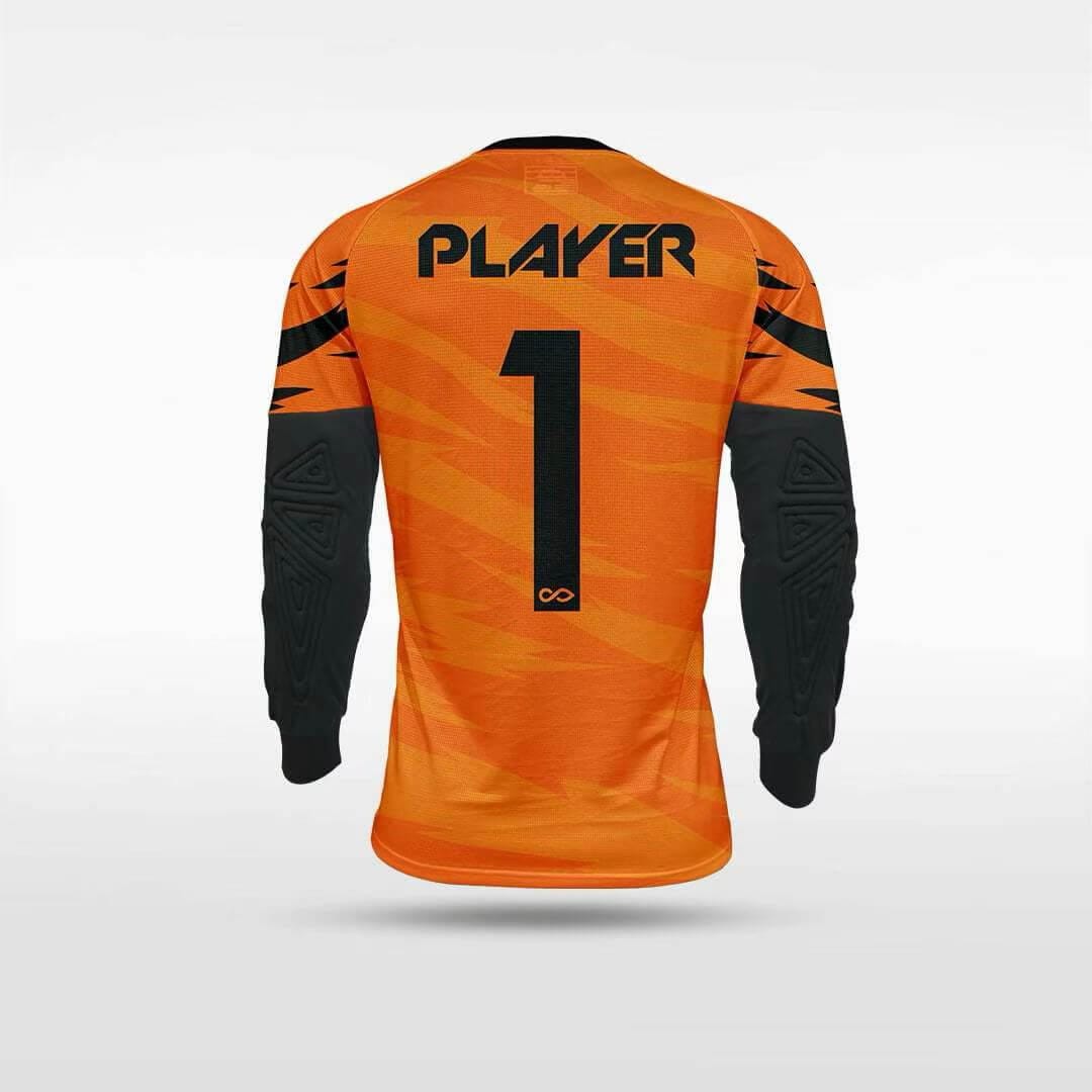 Cikers Sports Tiger Roar - Customized Kids Goalkeeper Long Sleeve Soccer Jersey