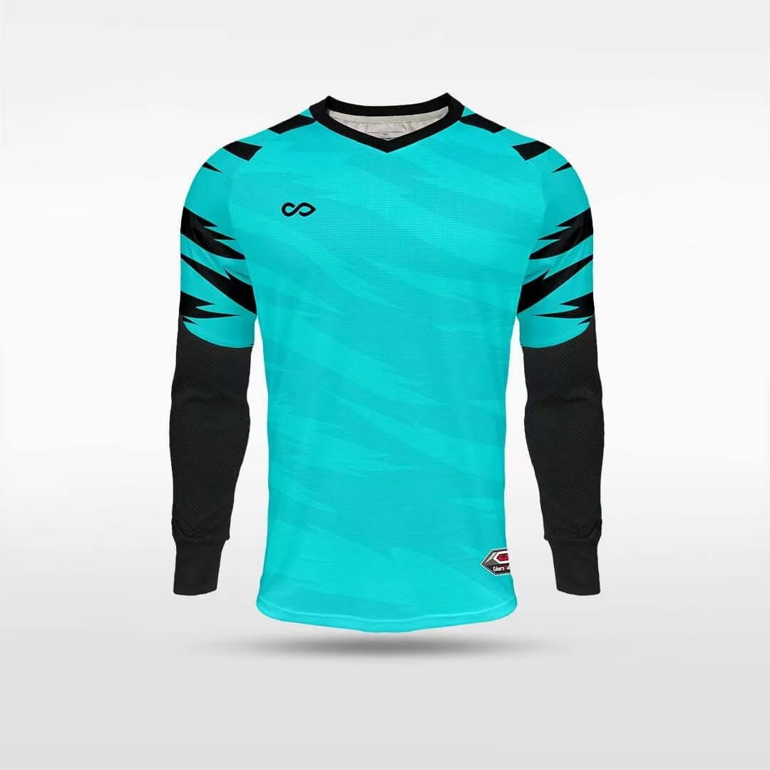 Cikers Sports Tiger Roar - Customized Kids Goalkeeper Long Sleeve Soccer Jersey