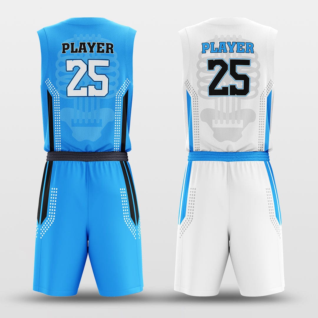 Cikers Sports Time Space - Customized Reversible Sublimated Basketball Set