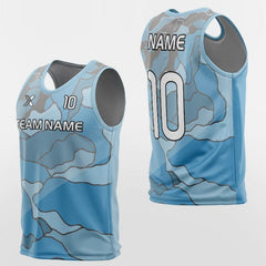 Cikers Sports Training Bibs Blue Camouflage - Training Bibs Custom Design Online