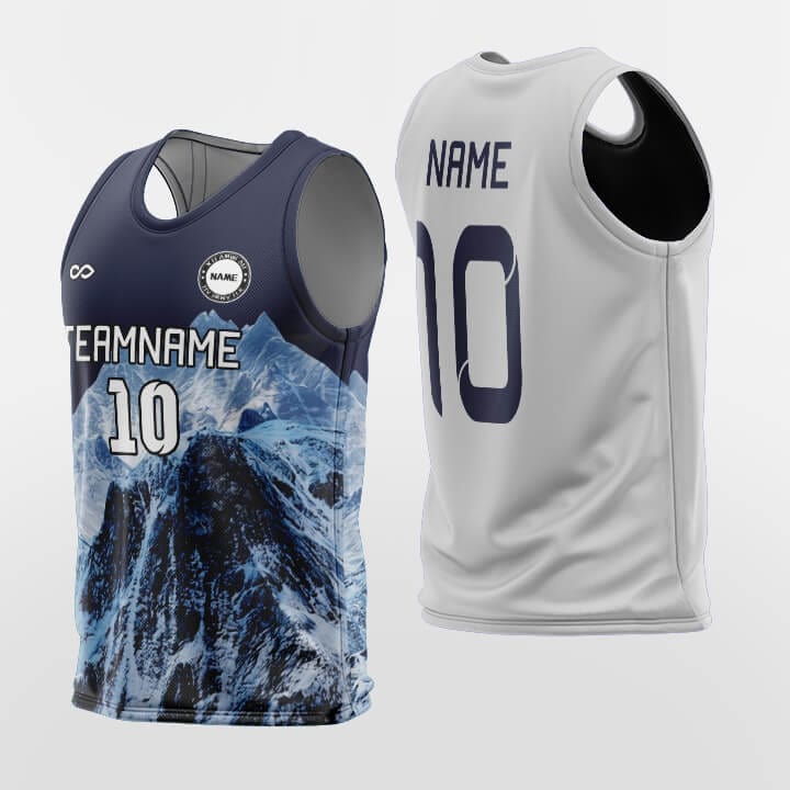 Cikers Sports Training Bibs Blue&Grey / L Iceberg - Custom Reversible Training Bibs Sublimated